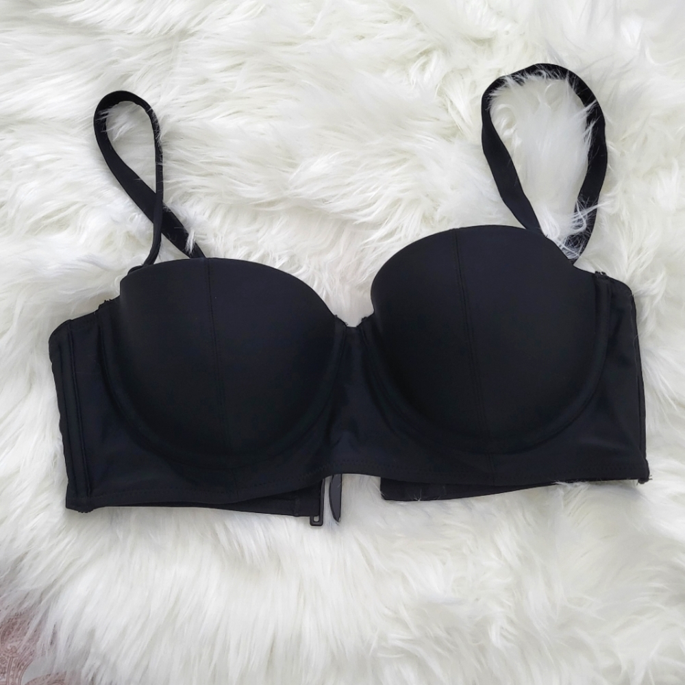old navy black bikini top sz M